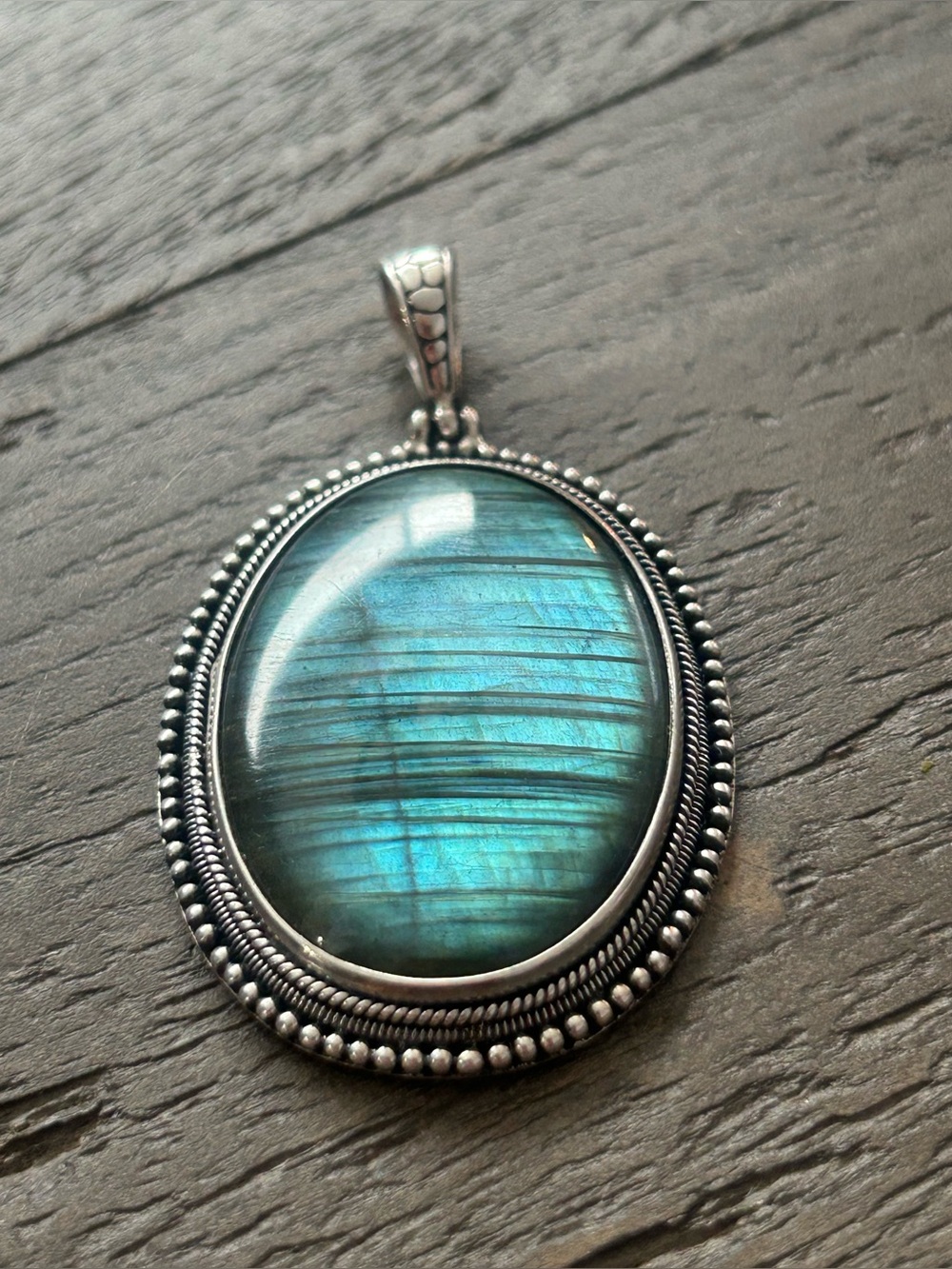 Labradorite .925 Sterling Pendant
